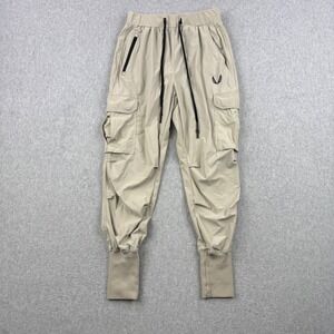 ASRV Joggers Mens Medium Tan Cargo Tetra Lite Athletic Training Gym DSG-0437
